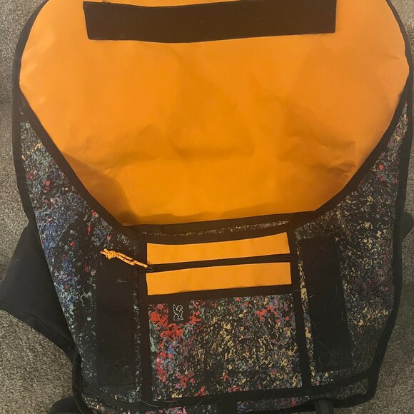 Chrome Citizen Messenger Bag - Black Multicolor Paint Splatter 24L - Picture 4 of 6